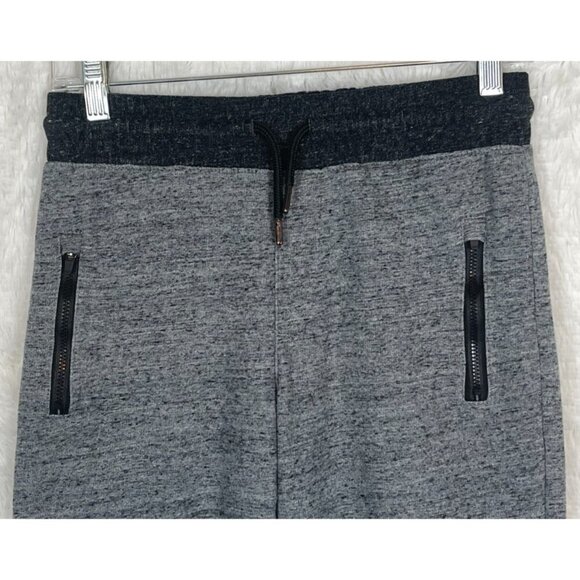 Capsule Boys Large Gray Jogger Sweatpants Drawstring Elastic Waist Zipper Pocket - Picture 2 of 5